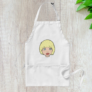 Woman With Yellow Hair Standard Apron