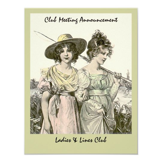 WOMAN WOMEN'S FLY FISHING GROUP CLUB INVITATION