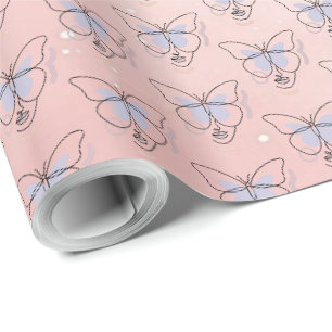 Woman Wrapping Paper
