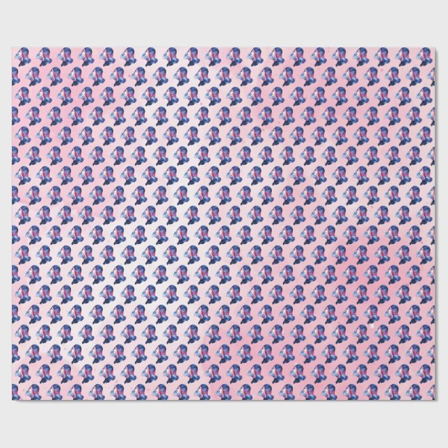 Woman Wrapping Paper (Flat)