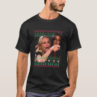 Woman Yelling At A Cat Ugly Christmas Sweater Meme