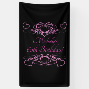 Woman's 60th Birthday Banner