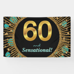 Womans 60th Birthday Banner