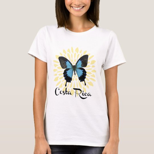 Woman's Blue Morpho Costa Rica T-Shirt