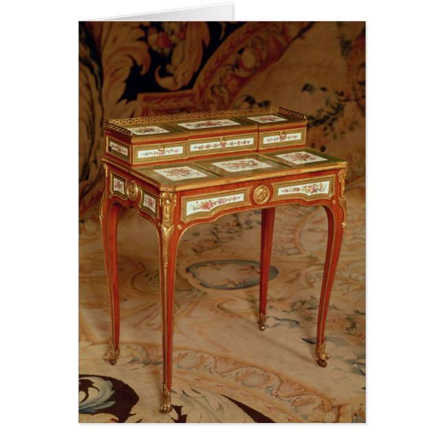Woman's desk with panels of Sevres porcelain (Front)
