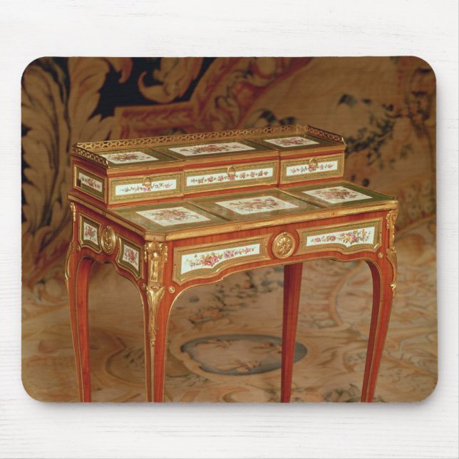 Woman's desk with panels of Sevres porcelain Mouse Mat (Front)