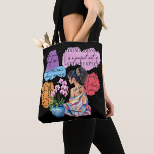 Woman's Empowerment Inspire Positive Affirmation Tote Bag