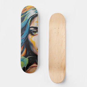 Woman's Eye Skateboard