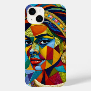 Woman's face on mosaic, Heritage Months Case-Mate iPhone 14 Case