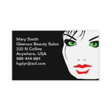 Woman's Face with Green Eyes