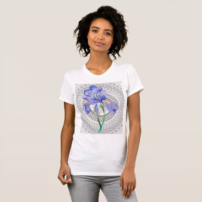 womans flower dream shirt (Front Full)