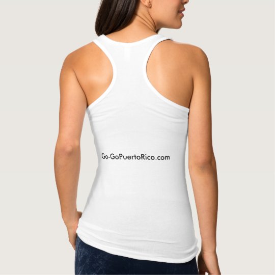 Womans Go-GoPuertoRico racerback shirt