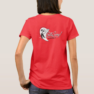 Woman's Gottaswing Red Tee