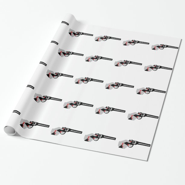 Gun Wrapping Paper Zazzle UK
