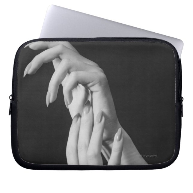 Womans Hands Laptop Sleeve (Front)