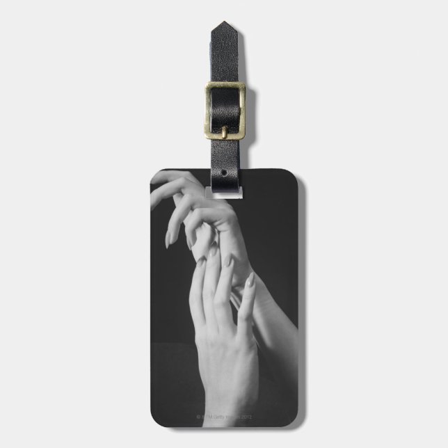 Womans Hands Luggage Tag (Front Vertical)
