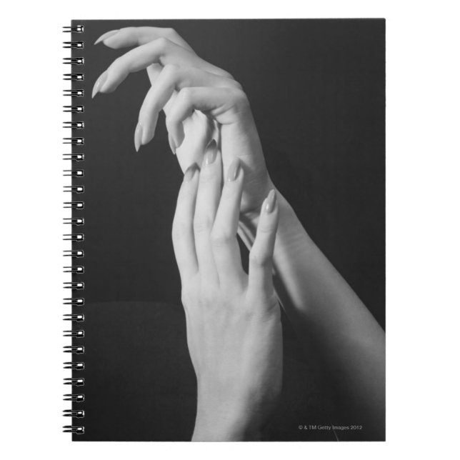 Womans Hands Notebook (Front)