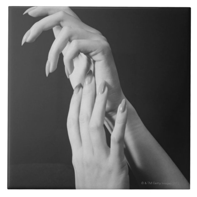 Womans Hands Tile (Front)