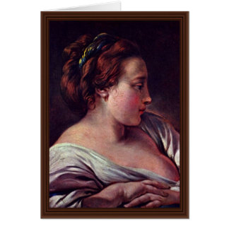 Woman'S Head By François Boucher