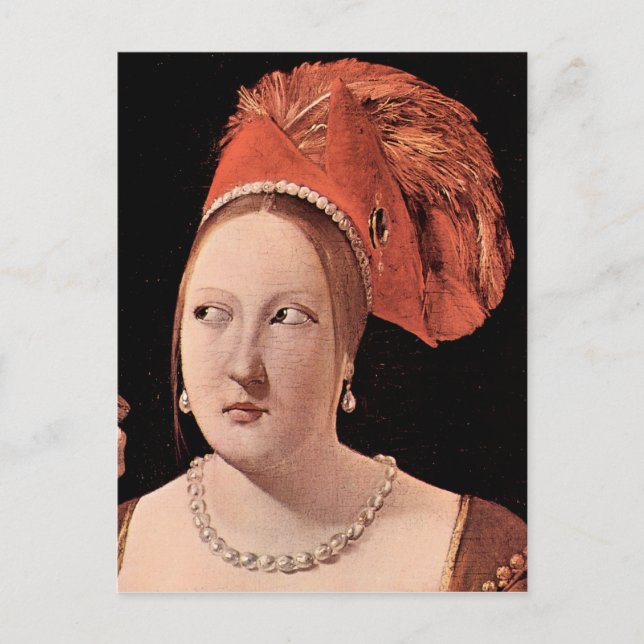 Woman's head by Georges de La Tour Postcard (Front)