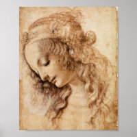 Woman's Head by Leonardo da Vinci