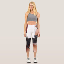 Woman's High Waisted Capris Gym Leggings 