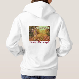 womans hoodie. Happy Birthday. hippie/quokka Hoodie