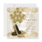 Womans Ivory and Gold Birthday Party Glamour Satin