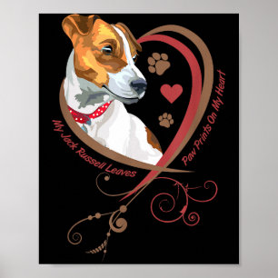 Womans Jack Russell Terrier Shirt Parson Russell T Poster