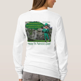 womans long sleeve tee.  Happy St. Patrick's Day.  T-Shirt