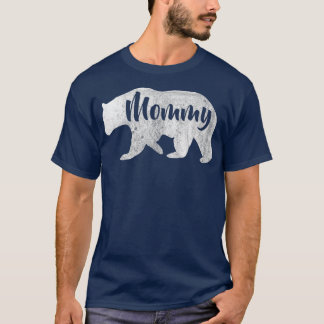 Womans Mummy Bear  Awesome Camping  T-Shirt