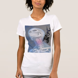 womans neck motorcycle shirt