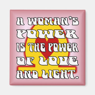 Woman's Power Magnet