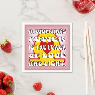 Woman's Power Napkin
