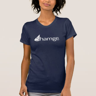 Woman's Shamge Shirt White Logo