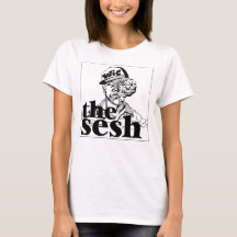 Woman's "Wic in The Sesh" White Tee