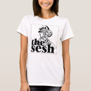 Woman's "Wic in The Sesh" White Tee