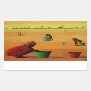 Woman's Work 2001 Rectangular Sticker