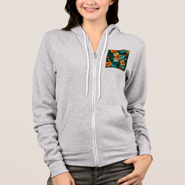 Woman's Zip-Up Hoodie (Front)