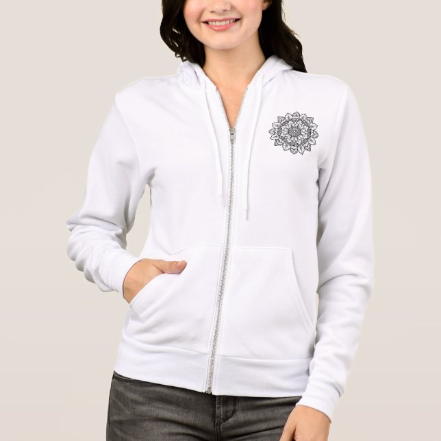 Woman's Zip-Up Hoodie (Front)