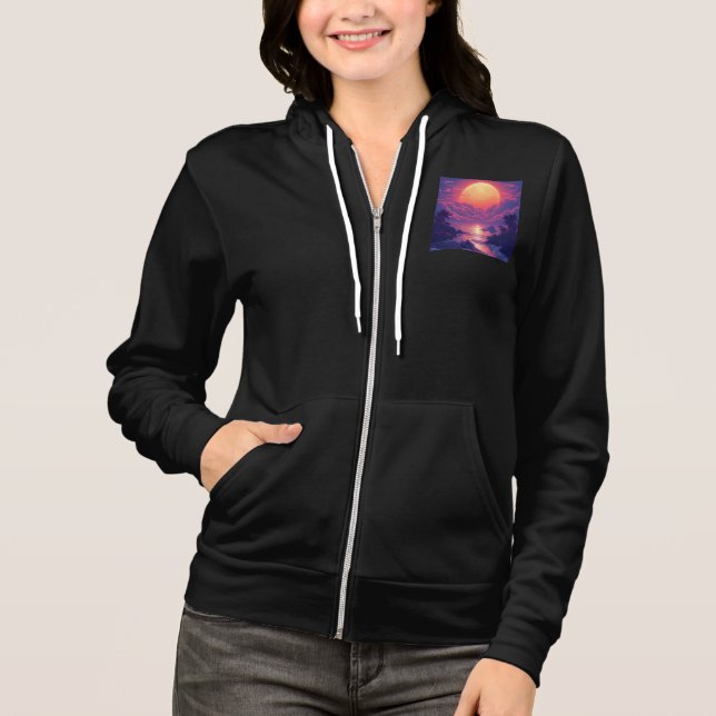 Woman's Zip-Up Hoodie (Front)