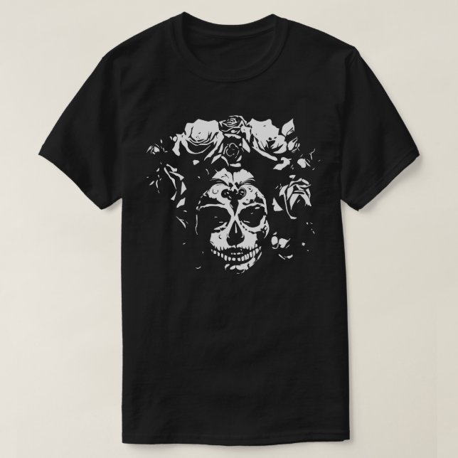 womanwith roses T-Shirt (Design Front)