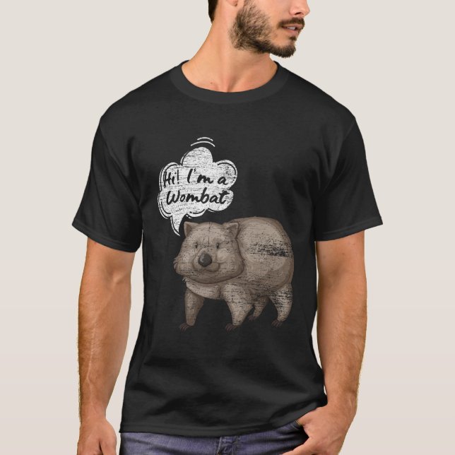 Wombat Australia T-Shirt (Front)
