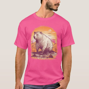 Wombat Australian Stuffed Wombat Animal Marsupials T-Shirt