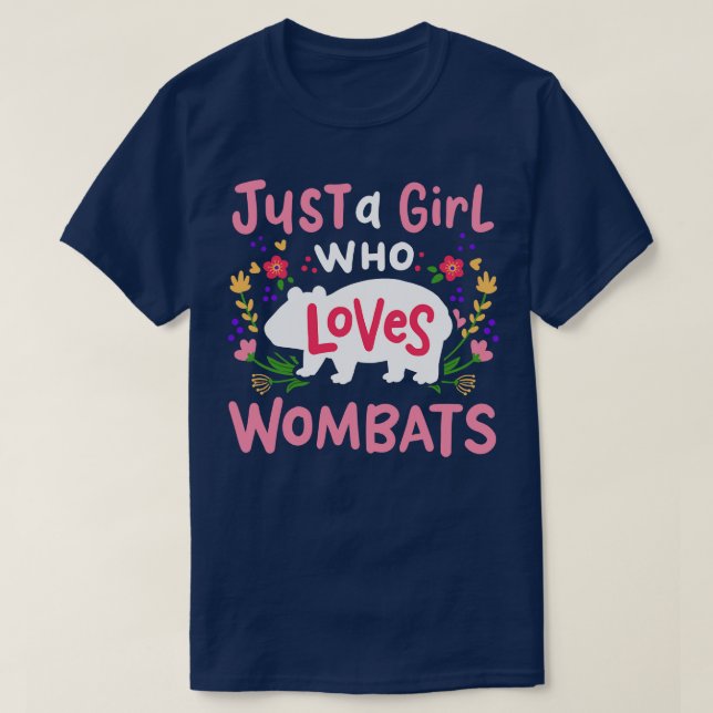 Wombat Australian Wombat Lover 2 T-Shirt (Design Front)