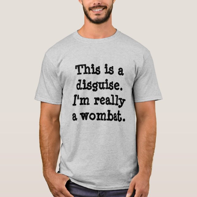 Wombat Costume T-Shirt (Front)