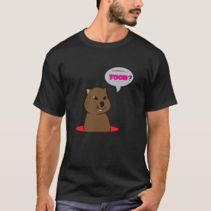 Wombat Cute Wombat Asking for Food T-Shirt