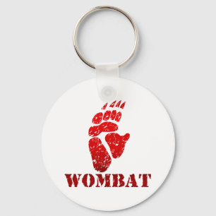 Wombat Footprint II O1 Key Ring