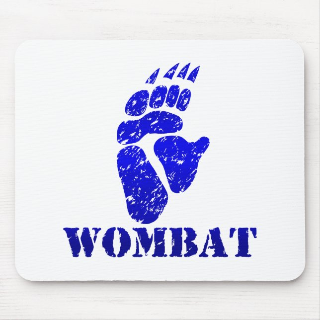 Wombat Footprint III Mouse Mat (Front)