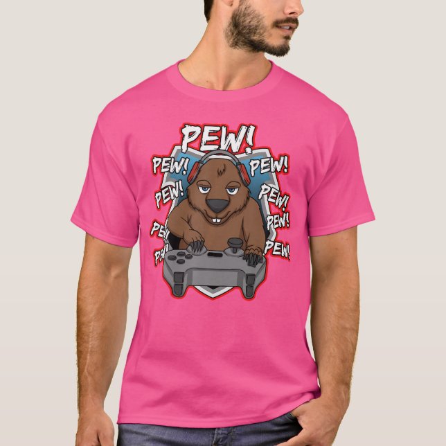 Wombat Gaming T-Shirt (Front)